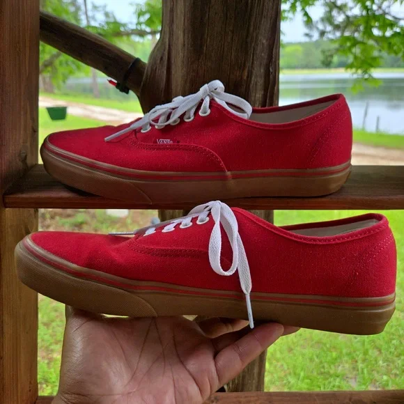 Vans Chili Pepper Red Gumsole Skate Sneaker Mens 11 - Picture 4 of 12